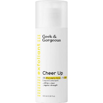 Geek & Gorgeous - Cheer Up - tonik kwasowy do twarzy 5% kwas migdałowy + 1% BHA, 100 ml