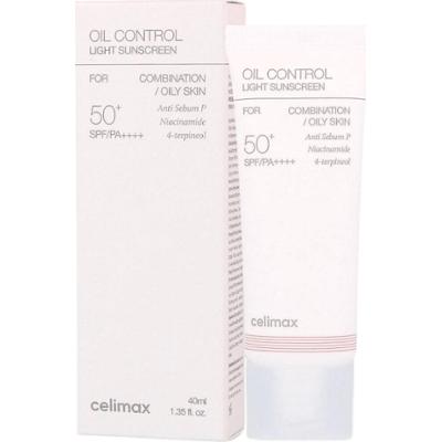 celimax - Oil Control Light Sunscreen SPF50+ PA++++, 40 ml - matujący krem do twarzy z filtrem