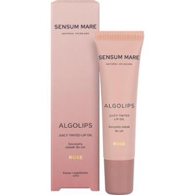 SENSUM MARE - ALGOLIPS Juicy Tinted Lip Oil, 10 ml - pielęgnujący olejek do ust Rose