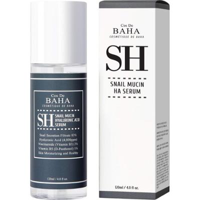 COS DE BAHA - SH Snail Mucin Hyaluronic Acid Serum, 120 ml - regenerujące serum do twarzy ze śluzem ślimaka