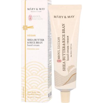 Mary&May - Seoul Edition Shea Butter & Rice Bran Hand Cream, 50 ml - bezzapachowy krem do rąk