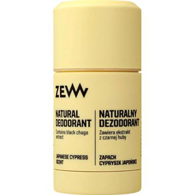 ZEW - Natural Deodorant, 80 g - naturalny dezodorant z ekstraktem z czarnej huby cyprysik japoński