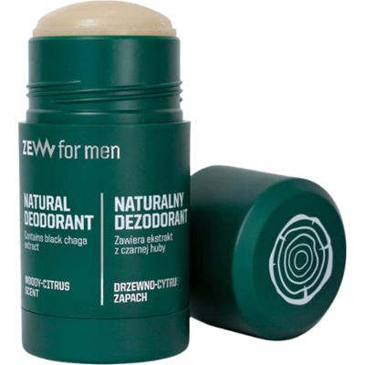 ZEW - FOR MEN Natural Deodorant, 80 g - naturalny dezodorant z czarną hubą dla mężczyzn