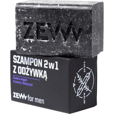 ZEW - FOR MEN 2 in 1 Shampoo With Conditioner, 85 g - szampon z odżywką z węglem drzewnym 2w1