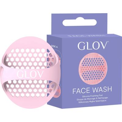 GLOV - Face Wash Silicone Foaming Pad, Pink, 1 szt - silikonowa myjka spieniająca do mycia i masażu twarzy