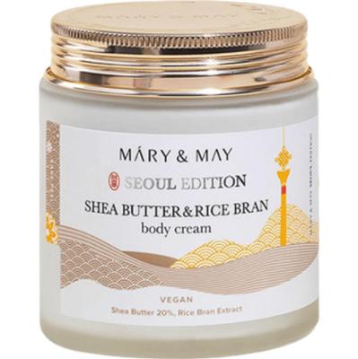 MaryMay - Seoul Edition Vegan Shea Butter Rice Bran Body Cream, 250 ml - odżywczy krem do ciała