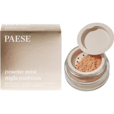 PAESE - Glowing Loose Powder 02 Natural Beige, 5 g - mgła pudrowa sypki puder rozświetlający