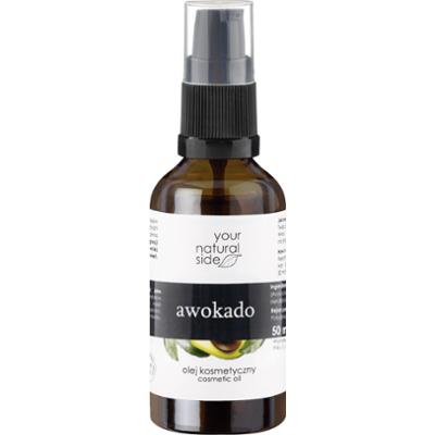Your Natural Side - Avocado Oil, 50 ml - olej awokado do twarzy, ciała i włosów