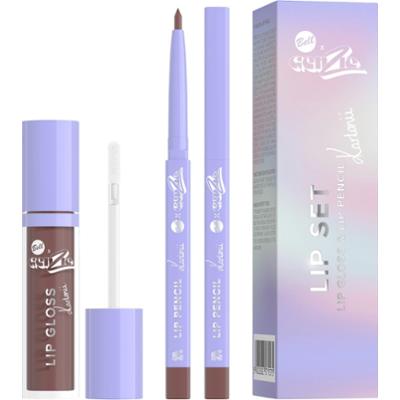 Bell x Genzie - Lip set 02 Chocolate Cake, 4.5 g - zestaw do makijażu ust