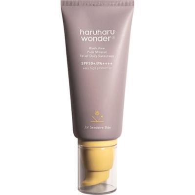 Haruharu Wonder - Black Rice Pure Mineral Relief Daily Sunscreen SPF50+, 50 ml - krem przeciwsłoneczny do twarzy