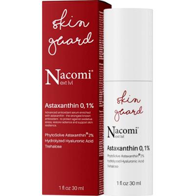 Nacomi - Face Serum Astaxanthin 0.1%, 30 ml - antyoksydacyjne serum do twarzy z astaksantyną