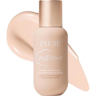 PAESE - Puff Cloud Foundation With Blur Effect 01N Light Beige SPF20, 37 ml - podkład z efektem blur