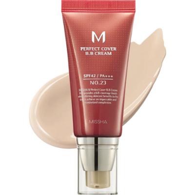 MISSHA - M Perfect Cover BB Cream SPF42 PA+++ No.23 Natural Beige, 50 ml - pielęgnacyjny krem BB do twarzy