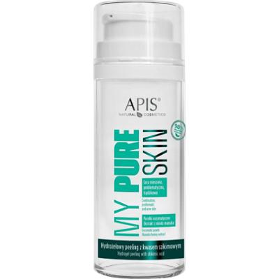 APIS - My Pure Skin Hydrogel Peeling With Shikimic Acid, 100 ml - hydrożelowy peeling do twarzy z kwasem szikimowym