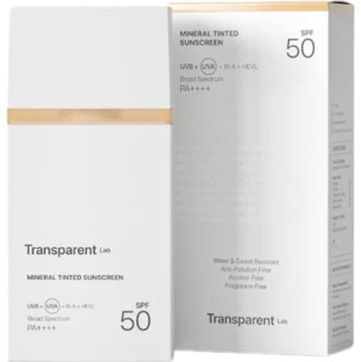 Transparent Lab - Mineral Tinted Sunscreen Medium SPF50, 100 ml - mineralny krem do twarzy