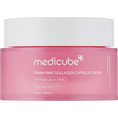 Medicube - PDRN Pink Collagen Capsule Cream, 55 g - kapsułkowy krem do twarzy z PDRN