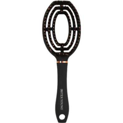 SISTER YOUNG - COCO Hair Brush, 1 szt - szczotka do włosów w kolorze czarnym