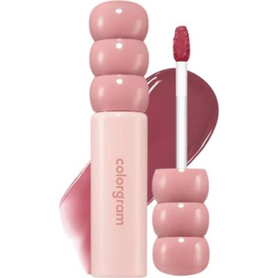 Colorgram - Fruity Glass Tint 15 Satisfied Fig, 3 g - błyszczyk do ust z efektem tintu