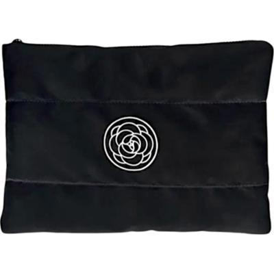 ECARLA - Pikowana kosmetyczka w kolorze czarnym, 1 szt