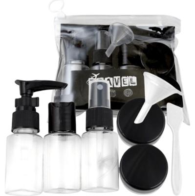 ECARLA - Zestaw pojemniczków i akcesoriów podróżnych 7 w 1