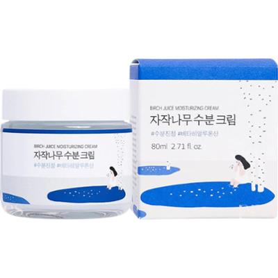 Round Lab - Birch Juice Moisturizing Cream, 80 ml - nawilżający krem do twarzy