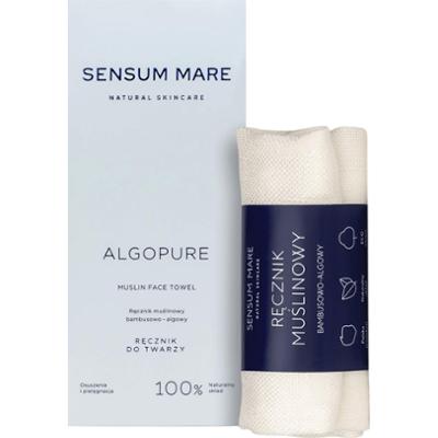 Sensum Mare - ALGOPURE Muslin Face Towel, Ręcznik muślinowy bambusowo - algowy 1 szt.