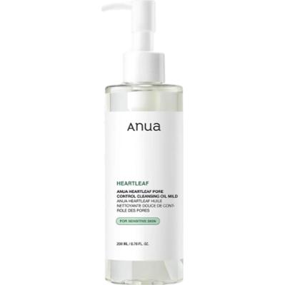 Anua - Heartleaf Pore Control Cleansing Oil Mild, 200 ml - olejek do demakijażu dla skóry wrażliwej