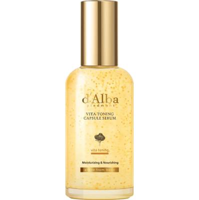 d'Alba - Vita Toning Capsule Serum, 100 ml - rozświetlające serum tonujące do twarzy z kapsułkami witaminowymi