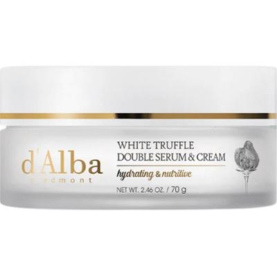 d'Alba - White Truffle Double Serum & Cream, 70 g - serum i krem do twarzy z ekstraktem z białej trufli 2w1