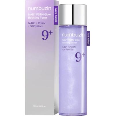 Numbuzin - No.9 NAD+ PDRN Glow Boosting Toner, 150 ml - przeciwstarzeniowy tonik rozświetlający do twarzy
