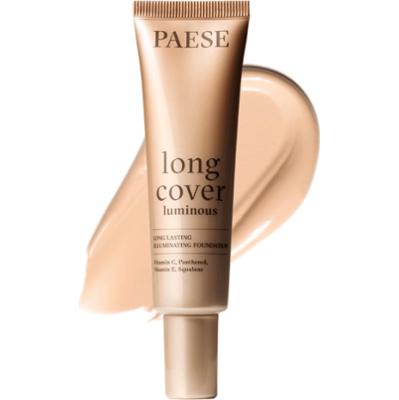 PAESE - Long Cover Luminous Brightening Foundation 0.5W Ivory, 30 ml - rozświetlający podkład do twarzy