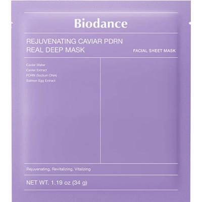 Biodance - Rejuvenating Caviar PDRN Real Deep Mask, 34 g - rewitalizująca maska hydrożelowa do twarzy w płachcie
