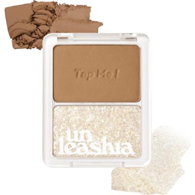 UNLEASHIA - Tap Me Palette Duo N°3 Rub-A-Dub, 8.4 g - paleta 2 cieni do powiek