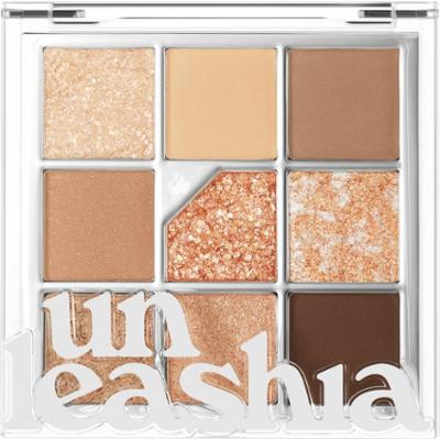 UNLEASHIA - Glitterpedia Eye Palette N°2 All Of Brown, 6.6 g - paleta 9 cieni do powiek
