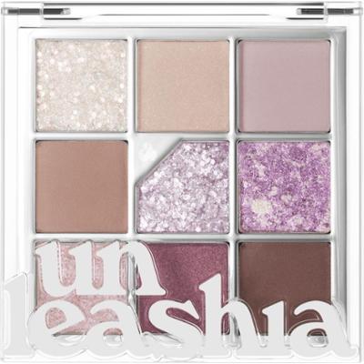 UNLEASHIA - Glitterpedia Eye Palette N°4 All Of Lavender Fog, 6.6 g - paleta 9 cieni do powiek