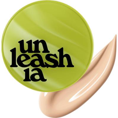 UNLEASHIA - Satin Wear Healthy-Green Cushion 18N Butter Vanilla SPF30 PA++, 15 g - satynowy podkład w formie cushion