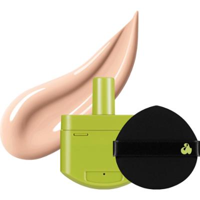 UNLEASHIA - Satin Wear Healthy-Green Cushion Re-Feel 21N Eburnean SPF30 PA++, 15 g - satynowy podkład w formie cushion uzupełnienie