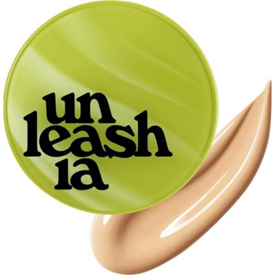 UNLEASHIA - Satin Wear Healthy-Green Cushion 21W Creamer SPF30 PA++, 15 g - satynowy podkład w formie cushion