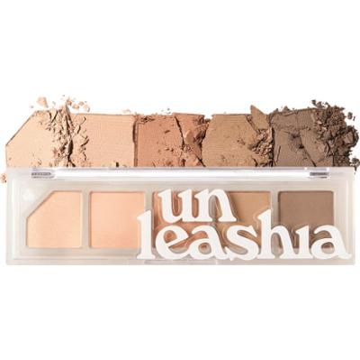 UNLEASHIA - Mood Shower Face Palette No.1 Vanilla Shower, 4 g - paleta 5 cieni do powiek nude