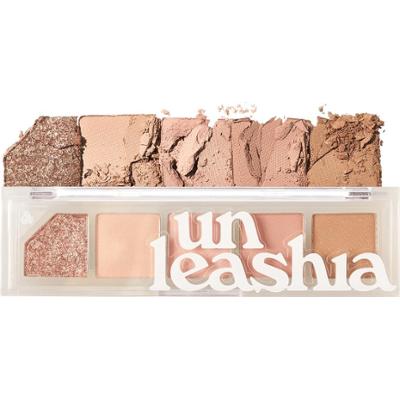 UNLEASHIA - Mood Shower Face Palette No.2 Rose Shower, 4 g - paleta 5 cieni do powiek nude