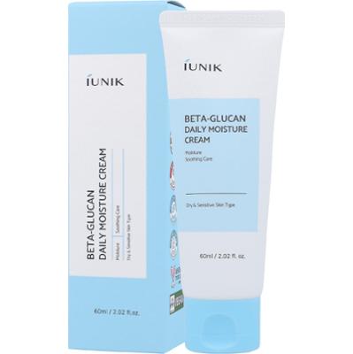 iUNIK - Beta-Glucan Daily Moisture Cream, 60 ml - nawilżający krem do twarzy