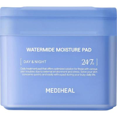 Mediheal - Watermide Moisture Pad, 100 szt - nawilżające płatki tonizujące do twarzy