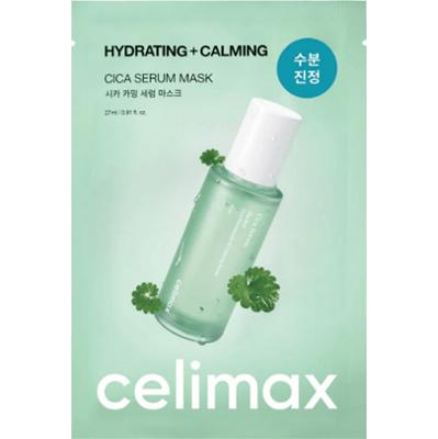 Celimax - The Real Cica Calming Serum Mask, 27 ml - kojąca maska do twarzy w płachcie