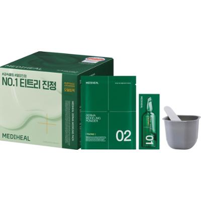 Mediheal - Derma Modeling Pack Teatree Calming 2 Step - dwuetapowa kuracja kojąco-oczyszczająca do twarzy
