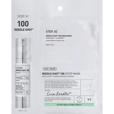 VT COSMETICS - Reedle Shot 100 2 Step Mask, 1 szt - dwuetapowa kuracja do twarzy