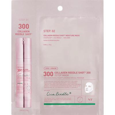 VT COSMETICS - Collagen Reedle Shot 300 2 Step Mask, 1 szt - dwuetapowa kuracja do twarzy z kolagenem