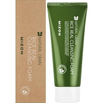 MIZON - Rice Real Cleansing Foam, 150 ml - kremowa pianka do mycia twarzy,