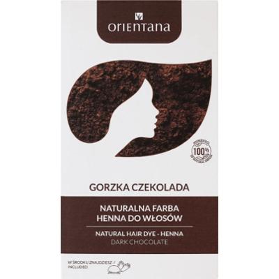 ORIENTANA - BIO HENNA Naturalna farba do włosów długich GORZKA CZEKOLADA, 100g