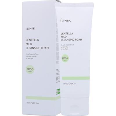 iUNIK - Centella Mild Cleansing Foam, 120 ml - łagodna pianka do oczyszczania twarzy