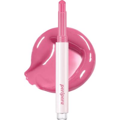 Peripera - Heart Jam Glow Lip 08 Peach Crumble, 1.4 g - pomadka do ust w sztyfcie z efektem błyszczyku